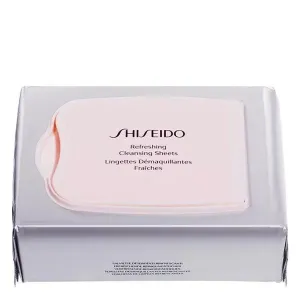 Shiseido Refreshing Cleansing Sheets 30 ks čistiace obrúsky pre ženy na veľmi suchú pleť; na rozjasnenie pleti