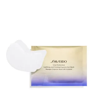 Shiseido Vital Perfection Uplifting & Firming Express Eye Mask 12 ks maska na oči pre ženy spevnenie a lifting pleti; na opuchy a kury pod očami