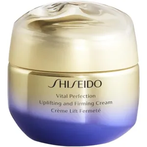 Shiseido Vital Perfection Uplifting and Firming Cream 50 ml denný pleťový krém na veľmi suchú pleť; proti vráskam; na rozjasnenie pleti