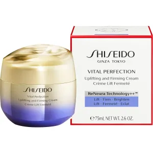 Shiseido Vital Perfection Uplifting and Firming Cream 75 ml denný pleťový krém na veľmi suchú pleť; proti vráskam; na rozjasnenie pleti