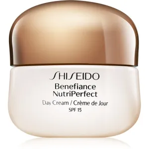Shiseido Benefiance NutriPerfect SPF15 50 ml denný pleťový krém pre ženy proti vráskam; na rozjasnenie pleti