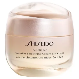 Shiseido Benefiance Wrinkle Smoothing Cream Enriched 50 ml denný pleťový krém pre ženy na zmiešanú pleť; proti vráskam; spevnenie a lifting pleti