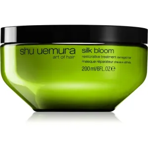 Shu Uemura Silk Bloom Restorative Treatment vyživujúca maska pre hebkosť a lesk farbených a melírovaných vlasov 200 ml