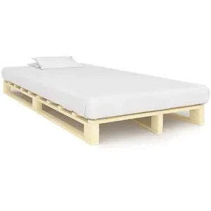 Rám postele z paliet masívna borovica 120 × 200 cm