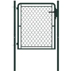Záhradná bránka oceľ 100 × 100 cm zelená