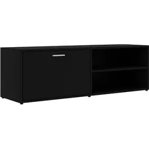 TV stolík čierny 120 × 34 × 37 cm drevotrieska