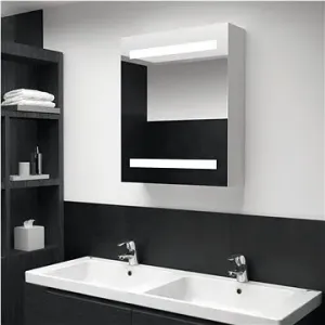 LED, kúpeľňová zrkadlová skrinka, 50 × 14 × 60 cm