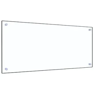 Kuchynský panel priehľadný 90×40 cm tvrdené sklo