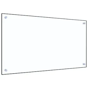 Kuchynský panel priehľadný, 90 × 50 cm, tvrdené sklo