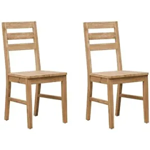 Jedálenské stoličky 2 ks masívne akáciové drevo