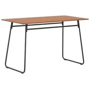 Jedálenský stôl 120 × 60 × 73 cm masívna preglejka a oceľ