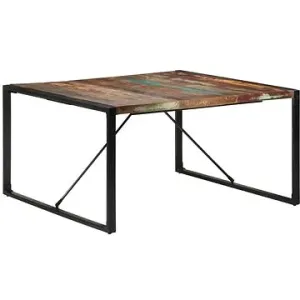 Jedálenský stôl 140 × 140 × 75 cm masívne recyklované drevo