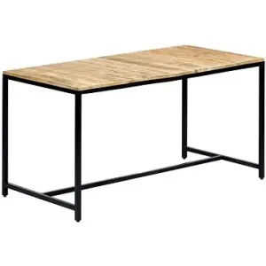 Jedálenský stôl 140 × 70 × 75 cm masívne hrubé mangovníkové drevo