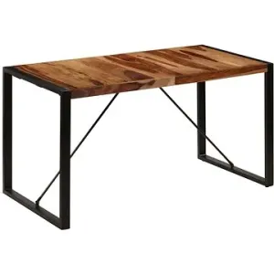Jedálenský stôl 140 × 70 × 75 cm masívne sheeshamové drevo
