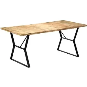 Jedálenský stôl 180 × 90 × 76 cm masívne mangovníkové drevo 247945