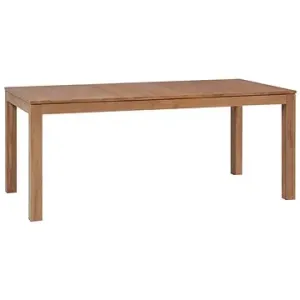 Jedálenský stôl masívny tík s prírodným povrchom 180 × 90 × 76 cm 246951