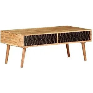 Konferenčný stolík 100 × 50 × 39 cm masívne akáciové drevo