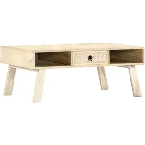 Konferenčný stolík 100 × 60 × 40 cm masívne mangovníkové drevo #9106754