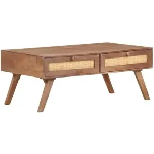 Konferenčný stolík 100 × 60 × 40 cm masívne mangovníkové drevo #9149634