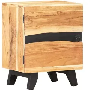 Nočný stolík 40 × 30 × 51 cm masívne akáciové drevo