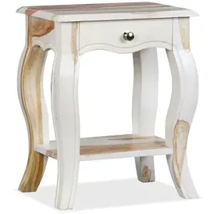 Nočný stolík, masívny, palisandrové drevo, 40 x 30 x 50 cm