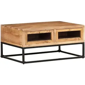 SHUMEE Konferenčný stolík 90 × 60 × 40 cm masívne akáciové drevo, 323506
