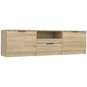 Shumee TV skrinka dub sonoma 140 × 35 × 40 cm kompozitné drevo