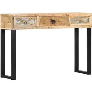Konzolový stolík 110 × 30 × 76 cm masívne mangovníkové drevo