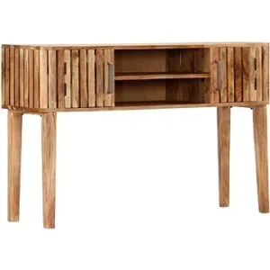 Konzolový stolík 120 × 35 × 76 cm masívne akáciové drevo