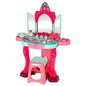 SHUMEE Kozmetická súprava toaletný stolík so zrkadlom Light Sound Jewelry Pink
