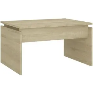 SHUMEE Konferenčný stolík dub sonoma 68 × 50 × 38 cm drevotrieska, 808335