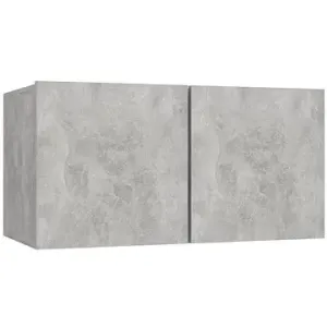 SHUMEE závesná betónovo sivá, 60 × 30 × 30 cm