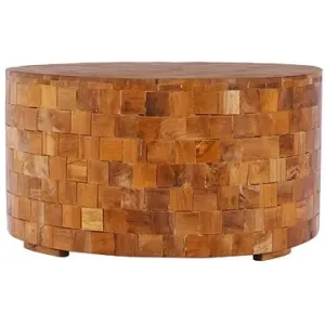 Konferenčný stolík 60 × 60 × 35 cm masívne tíkové drevo