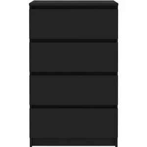 Príborník čierny 60 × 35 × 98,5 cm drevotrieska