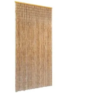 Dverový záves proti hmyzu, bambus, 90 x 220 cm