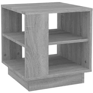SHUMEE Konferenčný stolík sivý sonoma 40 × 40 × 43 cm kompozitné drevo, 813090