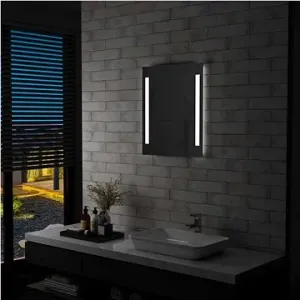 Kúpeľňové nástenné zrkadlo s LED osvetlením 50 × 60 cm