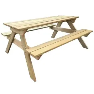 Piknikový stôl 150 × 135 × 71,5 cm drevo