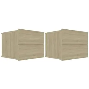 Nočné stolíky 2 ks dub sonoma 40 × 30 × 30 cm drevotrieska