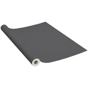 Samolepiace tapety na nábytok 2 ks sivé 500 × 90 cm PVC