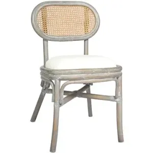 Jedálenská stolička 2 ks sivé, plátno