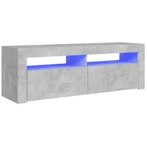 SHUMEE s LED osvetlením betónovo sivý 120 × 35 × 40 cm