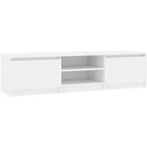 TV stolík biely 140 × 40 × 35,5 cm drevotrieska