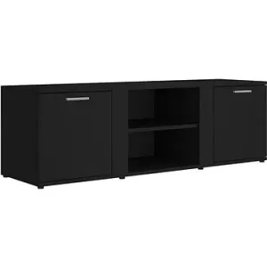 TV stolík čierny 120 × 34 × 37 cm drevotrieska #8630833