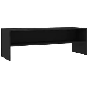 TV stolík čierny 120 × 40 × 40 cm drevotrieska
