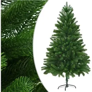 Umelý vianočný strom s veľmi realistickým ihličím 180 cm zelený 246399