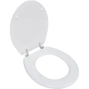 WC sedadlo MDF s vekom jednoduchý dizajn biele