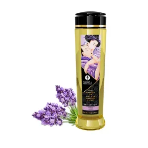 Shunga Masážny olej Erotic Massage Oil Sensation Lavender 240 ml