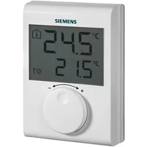 Siemens RDH100 Digitálny priestorový termostat s kolieskom, drôtový