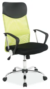 Signal Kancelárska stolička Q-025 zeleno/čierna
